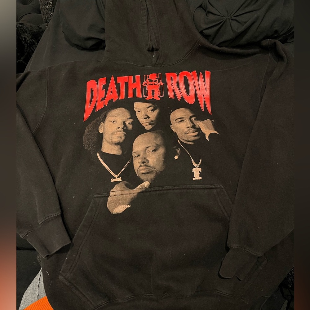 Vintage death row hoodie xxl Tupac snoop dr Dre suge